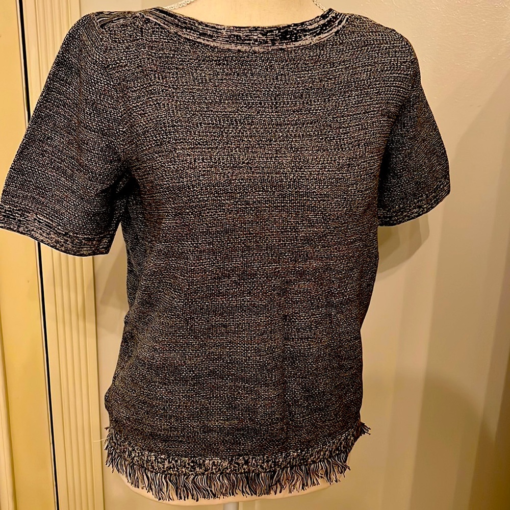 Ann Taylor new without tags medium fringed blouse